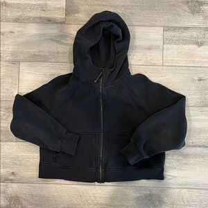 Lululemon Cropped Scuba Hoodie Black
 M/L